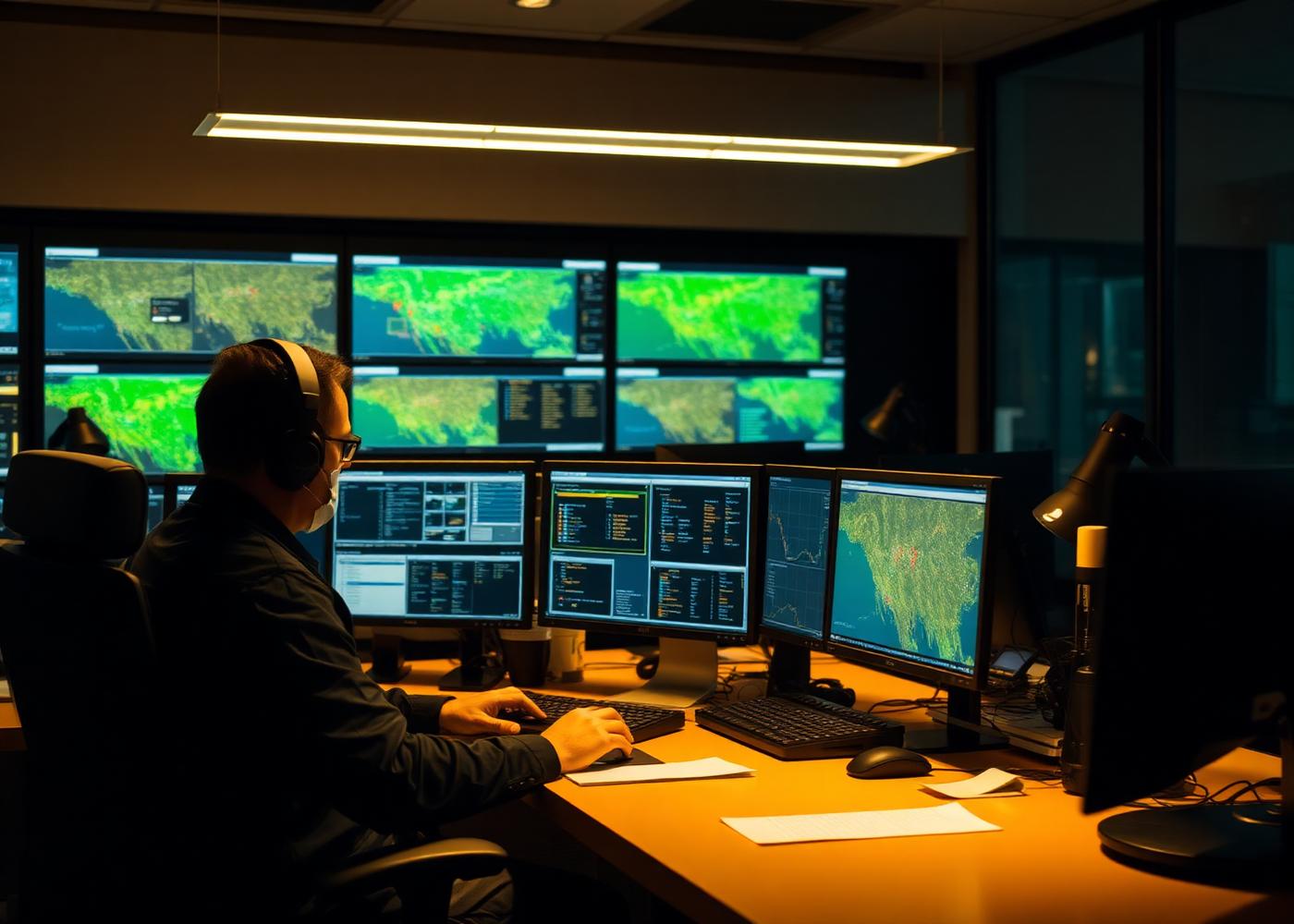 VoyLogic dispatcher coordinating loads on multiple screens
